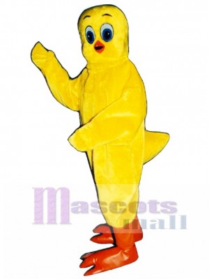 Pájaro canario amarillo Disfraz de mascota