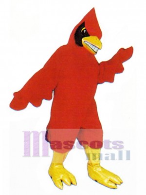 Cardenal rojo feliz Disfraz de mascota