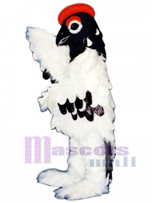 Lindo pájaro de nieve elegante Disfraz de mascota