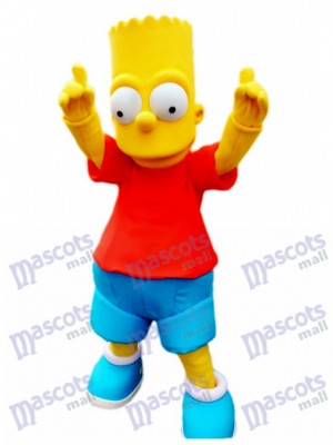 Bart simpson hijo Chico Amarillo Anime Disfraz de mascota