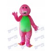 Barney rosa Adulto Disfraz de mascota