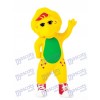 Funny Barney Baby Bop Bj Yellow Male Protoceratops Mascot Costume