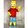 Camisa Roja Bart Simpson Son Niño Amarillo Disfraz de mascota